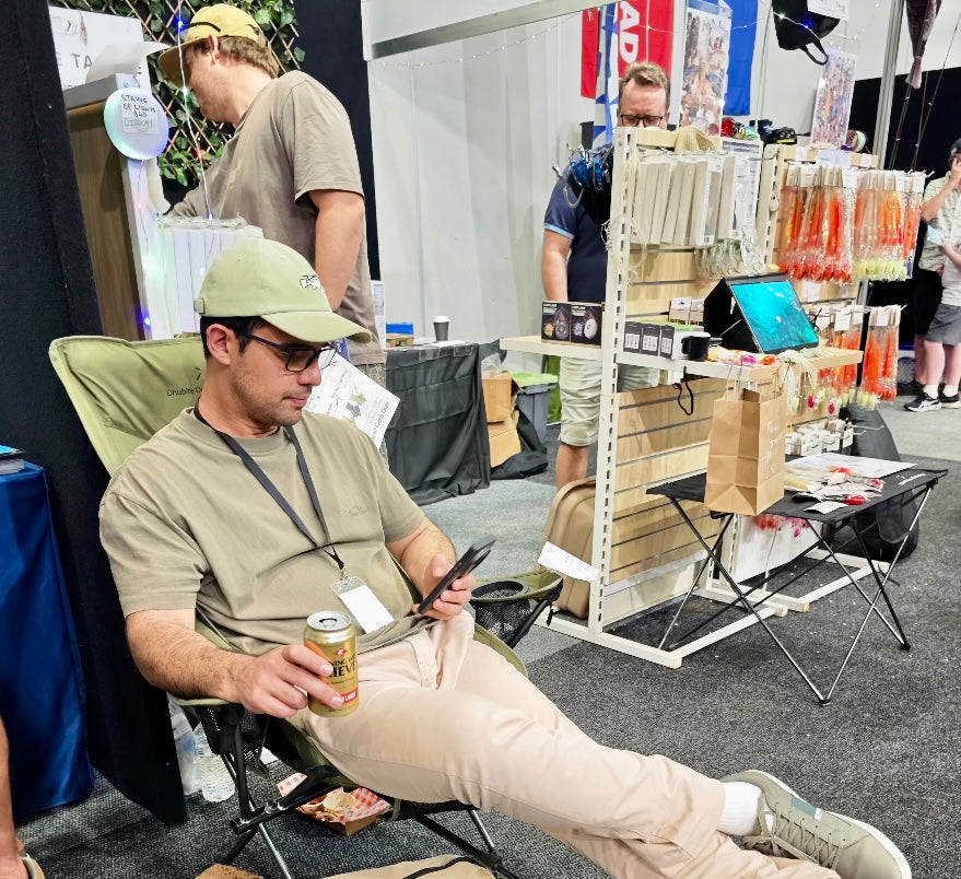 Compact Camp Chair with Armrest