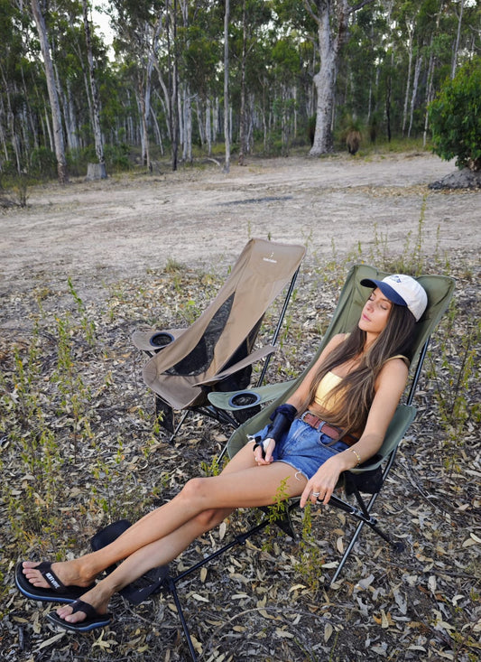 Compact Camp Chair with Armrest