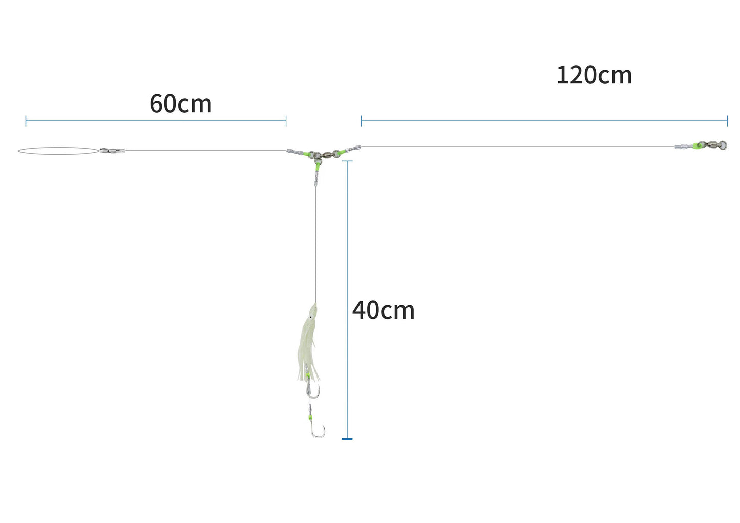 1 Dropper Demersal Rigs (West Coast Region 2025 Legal)