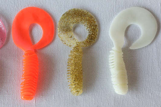 Grub (Ribbed) 3 Pack - 14cm (5.5")
