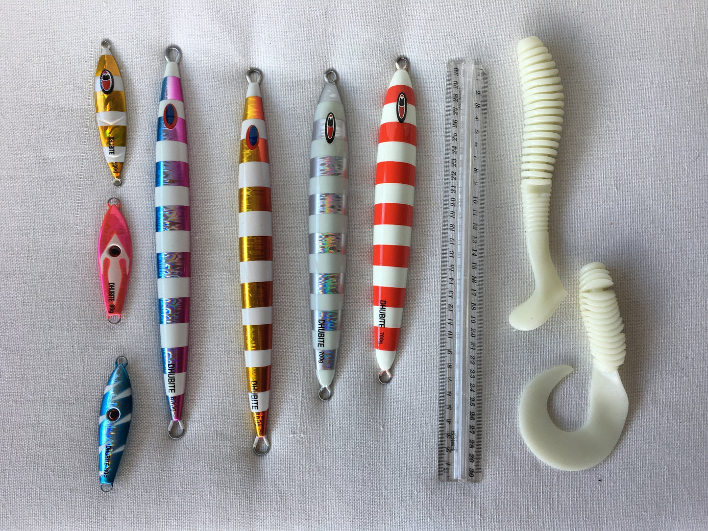 Paddletail (Ribbed) - 22cm, 13cm, 11cm