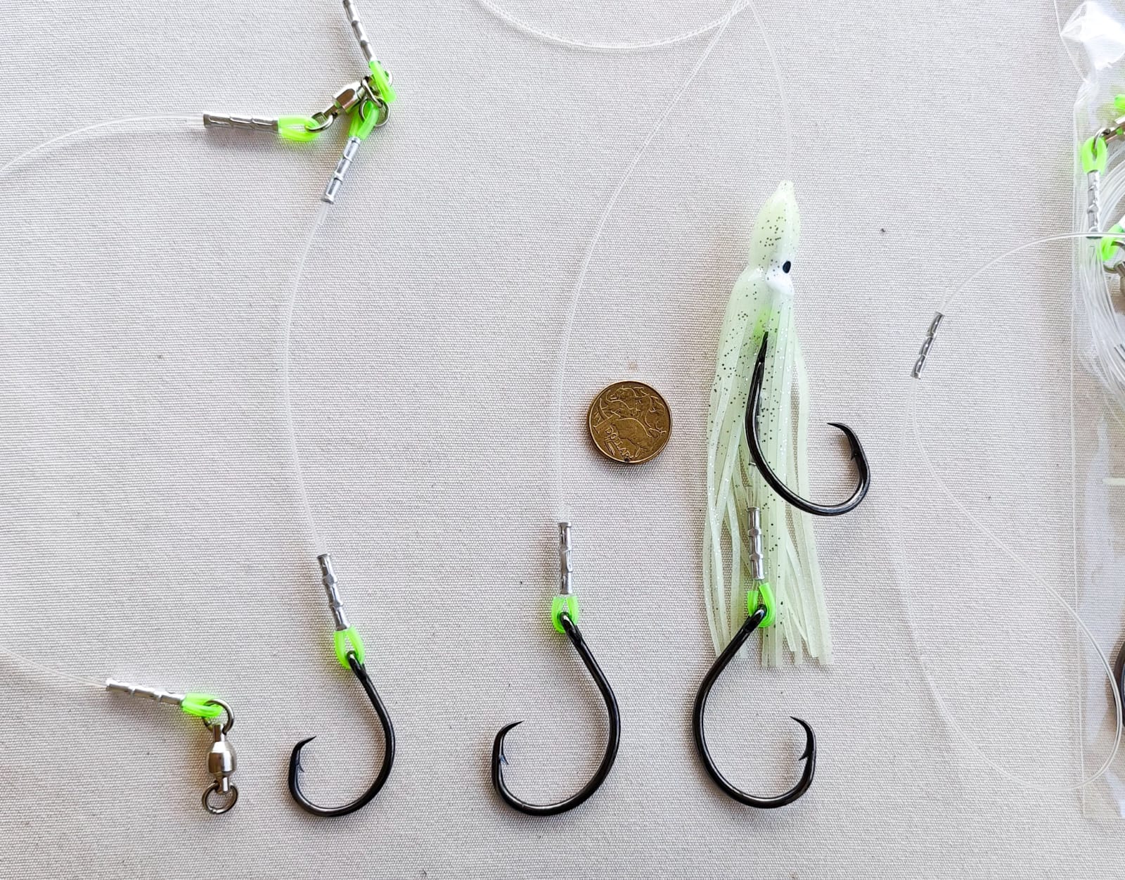 3 Dropper Rigs - Circle Hook (North Coast Skull Drag Rig) – Dhubite Tackle