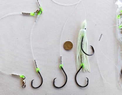 drag hook fishing 3 Dropper Rigs