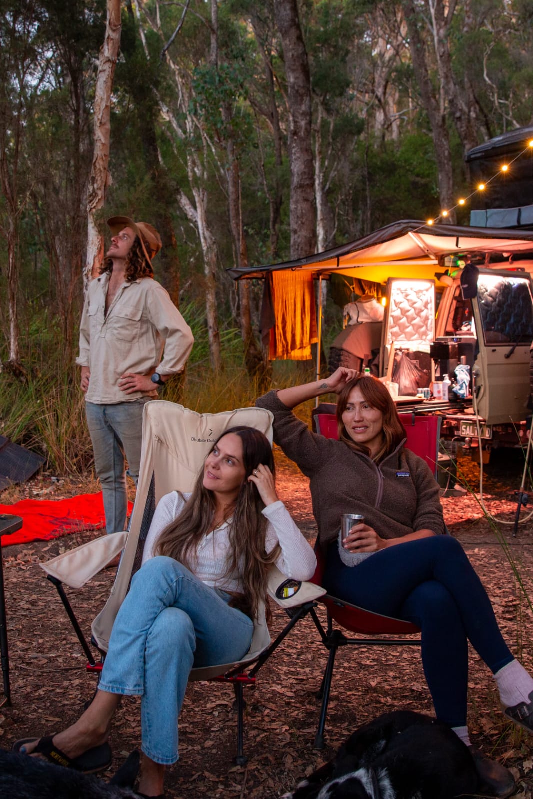 Compact Camp Chair with Armrest